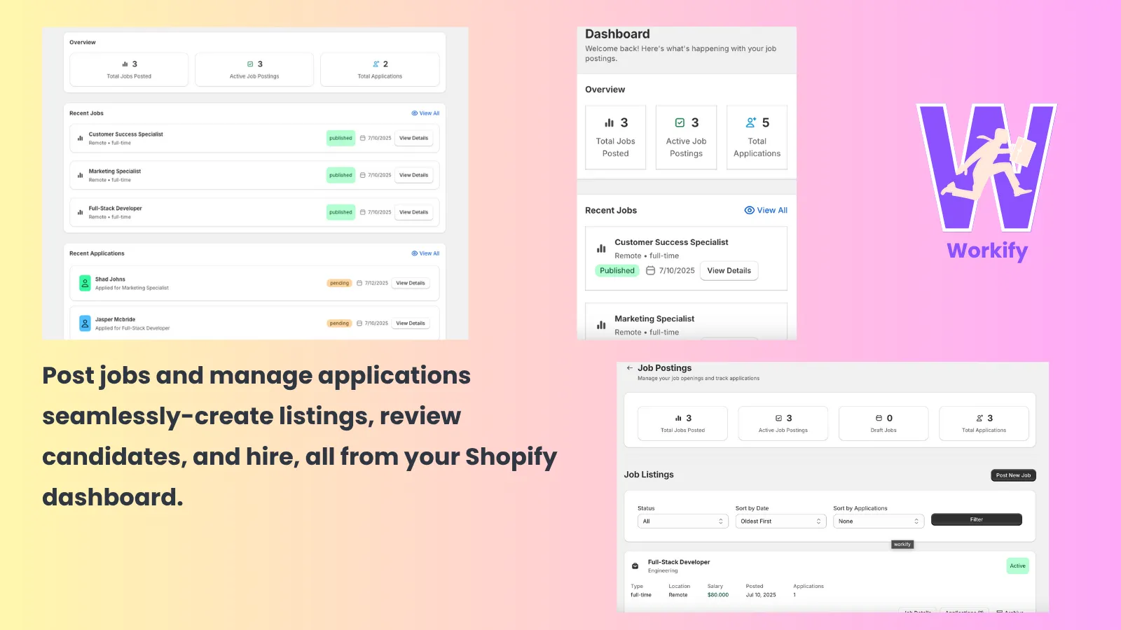Workify screenshot 1