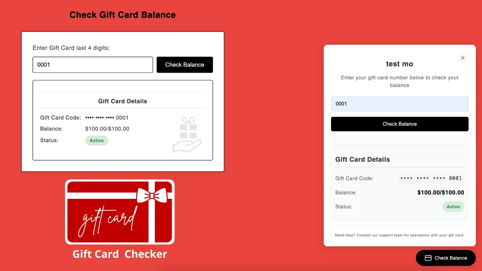 Gift Card Checker screenshot 1