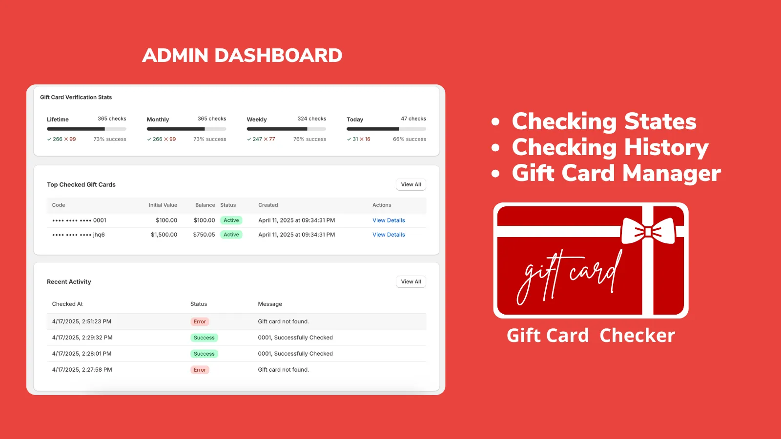 Gift Card Checker screenshot 2